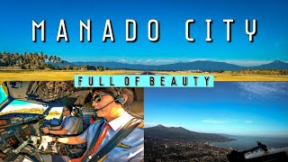 Download lagu THE BEAUTY OF MANADO // AMAZING COCKPIT VIEW // TAKE OFF PROCEDURE mp3