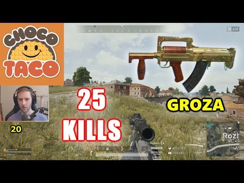 ChocoTaco & Hambinooo - 25 KILLS - GROZA - SMOKE PLAY! -DUO - PUBG