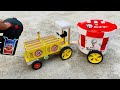 How To Make Matches Box Tractor With KFC Trolly
