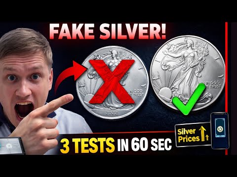 Fake Silver Coins Everywhere! 3 Ways to Check in 1 Minute