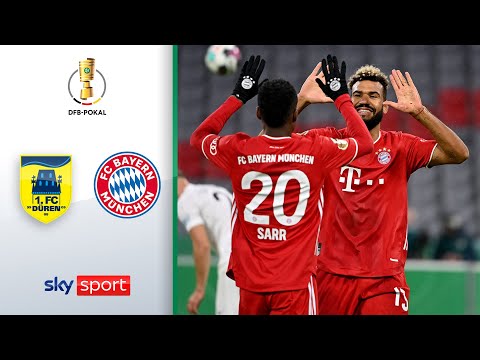 1. FC Düren - FC Bayern München | Highlights - DFB-Pokal 2020/21 | 1. Runde