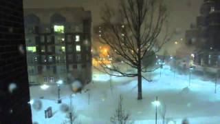 preview picture of video '19 Hours of Winter Storm Nemo in 6 Minutes'