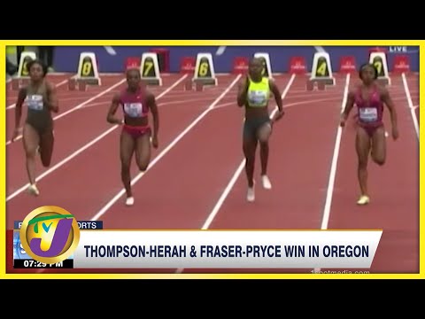 Elaine Thompson Herah & Shelly Ann Fraser Pryce Win in Oregon May 28 2022