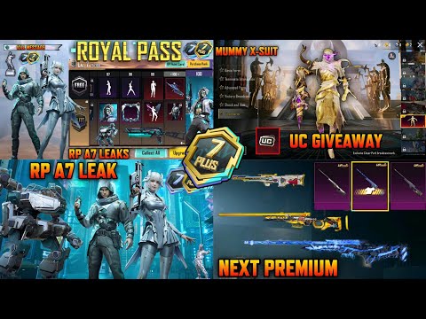 *Giveaway* Next Premium Crate Upgrade | Royale Pass A7 1 to 100Rp Leaks | Mummy X-Suit Leaks Gfp