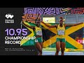 10.95 ! Tina Clayton breaks CR for 100m gold | World Athletics U20 Championships Cali 2022