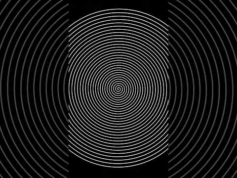 Monochrome Spiral 120fps #PiSshorts