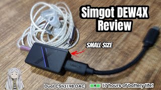 Simgot DEW4X review | The Twitter/X dongle dac (v/s Colorfly CDA M1P)