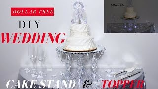 DIY Wedding Cake Stand | Dollar Tree DIY Wedding Decoration