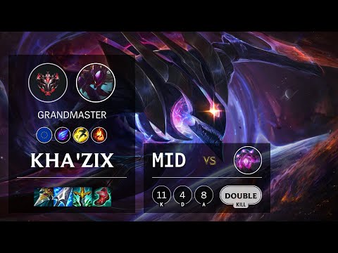 Kha'Zix Mid vs Vel'Koz - EUW Grandmaster Patch 11.7