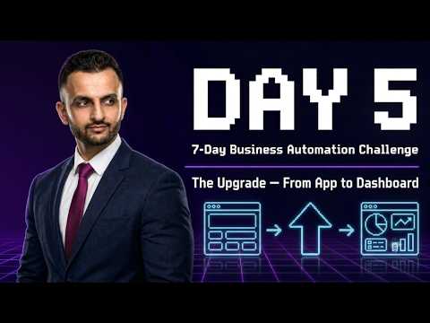 Day 5 - How to Convert an Automation into a Dashboard