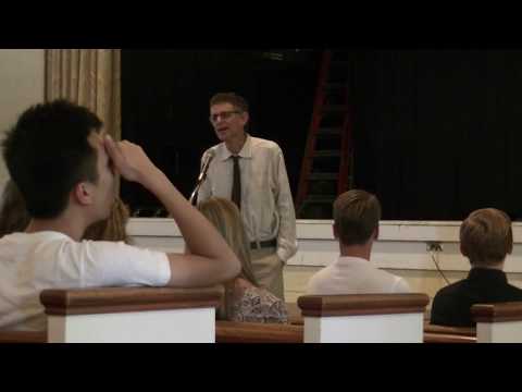 Chapel 9.27.2017 Dr. Jonathan Zimmerman - Class Presentation