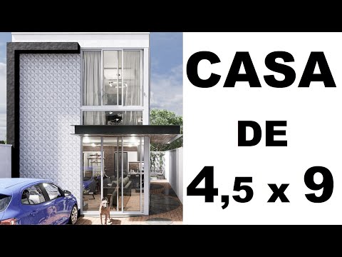 SMALL HOUSE OF 4.5 x 9 METERS WITH SWIMMING POOL