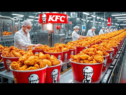 Comment c'est fait : Le Poulet KFC (Secrets de la Recette & Production de Masse)
