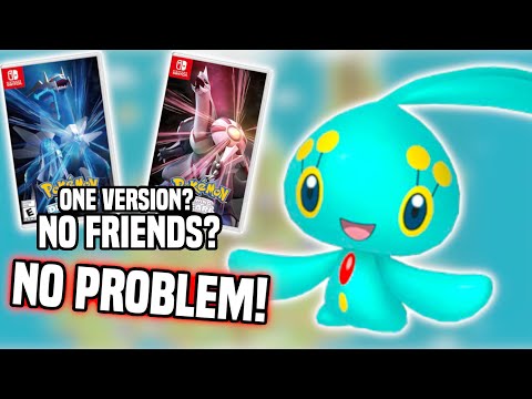 How to get the HOME Shiny Manaphy with only ONE VERSION and NO one to TRADE with