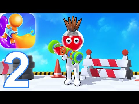 Dye Hard - Color War Gameplay Walkthrough Part 2 (iOS Android) - YouTube