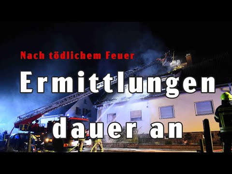 Ermittlungen nach Wohnhausbrand mit tödlichem Ausgang in Bammental dauern an