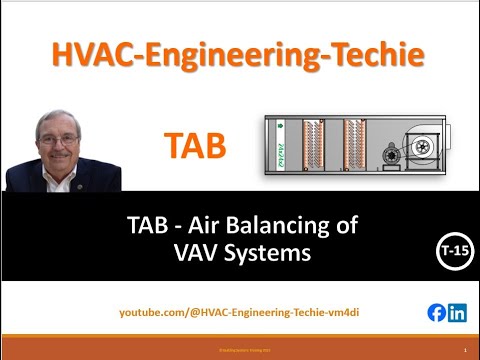 HVAC TAB Air Balancing of VAV Systems. Training Session T-15