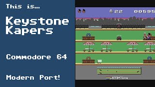 This is Keystone Kapers for the Commodore 64