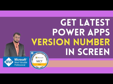 How to get Power Apps Version Number inside App Screen?