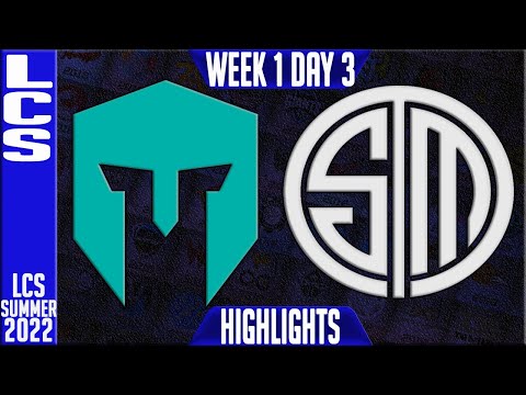 IMT vs TSM Highlights | LCS Summer 2022 W1D3 | Immortals vs Team Solomid