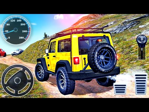 Offroad Car Rally Legend Driving - 4x4 Jeep Mountain Drive Simulator - Android GamePlay