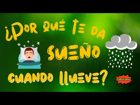¿Por qué te da SUEÑ😴 cuando LLUEVE? 🌧 - MIRA EL TRUCO DE LA LLUVIA
