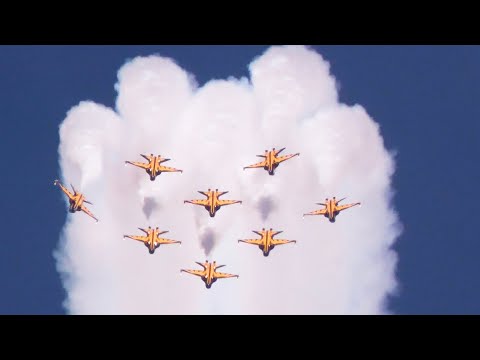 The incredible ROKAF Black Eagles - complete performance at World Defense Show 2026