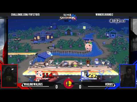 FGF3 - Wailing Walrus (Jigglypuff) Vs. Verius (Wii Fit Trainer) WR2 - Smash 4
