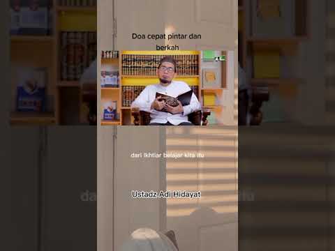 DOA CEPAT PINTAR DAN BERKAH #uah #ustadzadihidayat