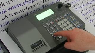 Casio SE-S100 Silver Cash Register Demonstration And How To Use Casio SE-S100-SR