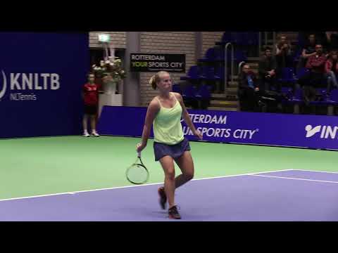 LOTTO NK Tennis 2014 - Hot shot: Richel Hogenkamp scoort met Tweener