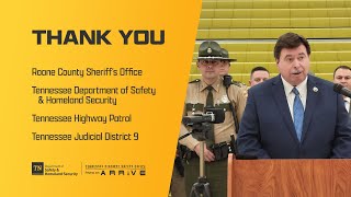 Tennessee Highway Safety Office joins Roane County for “Safe Driving” Event | Press Event Recap