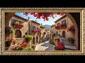 Timeless Village Painting TV Art Screensaver 8 Hours Framed Painting TV Wallpaper 4K