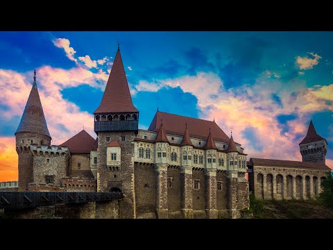 Flying Over Ancient Medieval Castles, Fortresses, and Ruins — 4K UHD Drone Aerial Screensaver