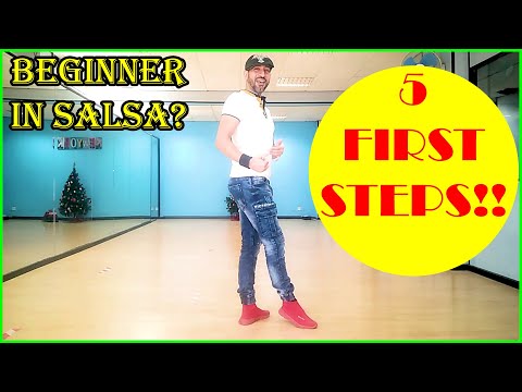 FIRST *5* SALSA BASICS FOR: Absolute Beginners! ~{Lesson + To Music!}~
