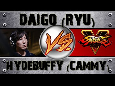 Street Fighter V DAIGO (RYU) VS HYDEBUFFY (CAMMY) RANKED MATCH - VER 1.01 HD