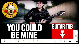 ?GUNS N' ROSES?[ You Could Be Mine ]  cover by Dotti Brothers | GUITAR LESSON