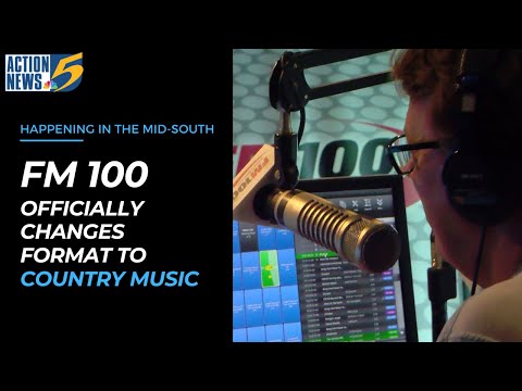 FM 100 officially changes format to country music