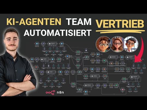 Mein KI-Agenten Sales-Team automatisiert ALLES im Vertrieb für mich! (Gratis n8n Template)