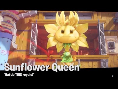 Sunflower Queen Boss fight - Plants vs Zombies Battle For Neighborville no commentary