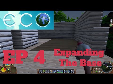 Let's Play Eco Single Player Ep 4 - Expanding The Base