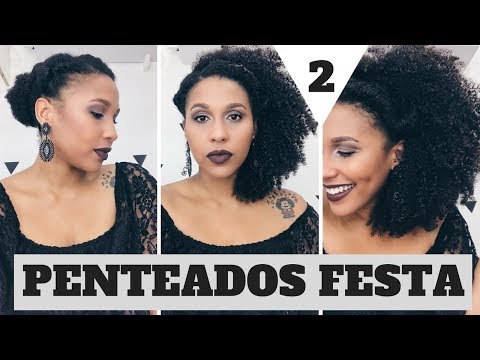 Penteados para Festas e Formaturas: Cabelo Crespo e Cacheado #MonaTodoDia 02