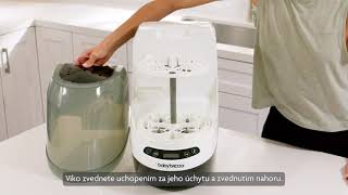 Baby Brezza Bottle Washer White Používání Baby Brezza Bottle Washer