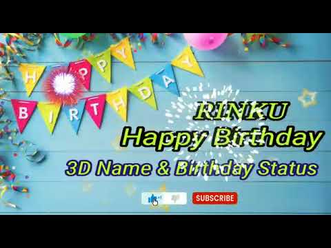 RINKU Birthday Song -- Happy Birthday To You // #yt #rinku #birthdaysong