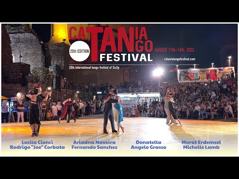20th. Catania Tango Festival, Italy. Group and Murat Michelle's solo dances.