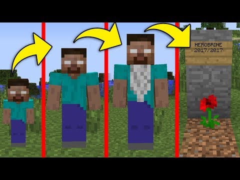 HEROBRİNE'IN HAYATI! - Minecraft
