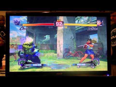 Evo 2013 SSF4AE Semi Finals: Chris Hu (Oni) vs Uryo (Sakura)