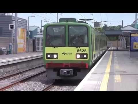 Dart numbers 8628 + 8627 - Howth Railway Station, Co Dublin
