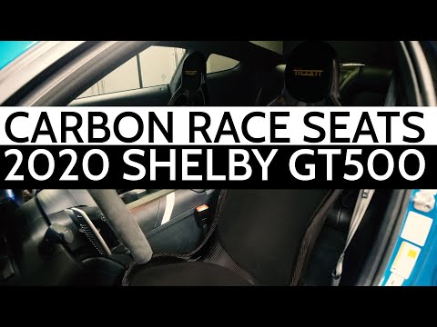 Carbon Fiber Race Seats Installed In Our 2020 Shelby GT500