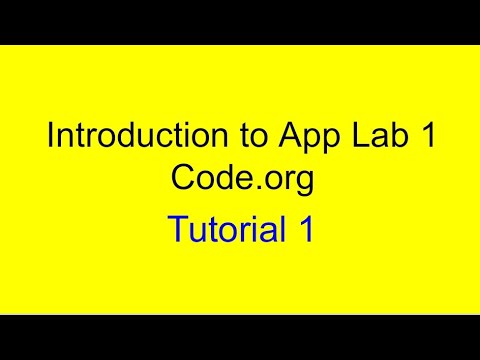 Introduction to App lab I Code.org I Tutorial-1